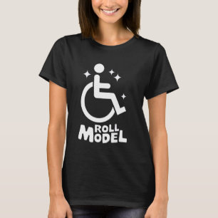 rolmodel voor rolstoelgehandicapten t-shirt