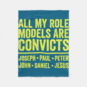 Rolmodellen zijn veroordeelden joseph paul peter j fleece deken