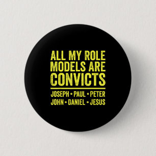 Rolmodellen zijn veroordeelden joseph paul peter j ronde button 5,7 cm