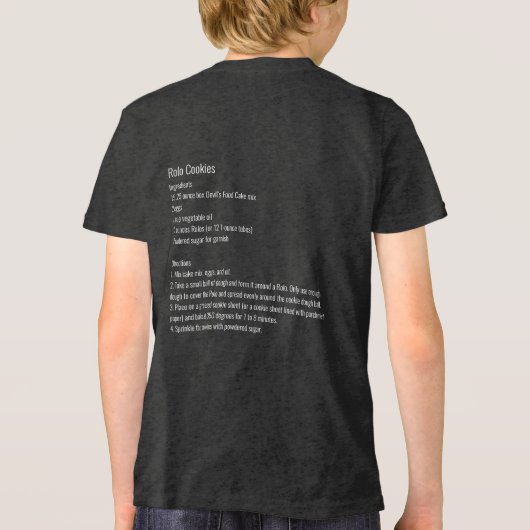 Rolo Cookies Tri-Blend Shirt (Achterkant)