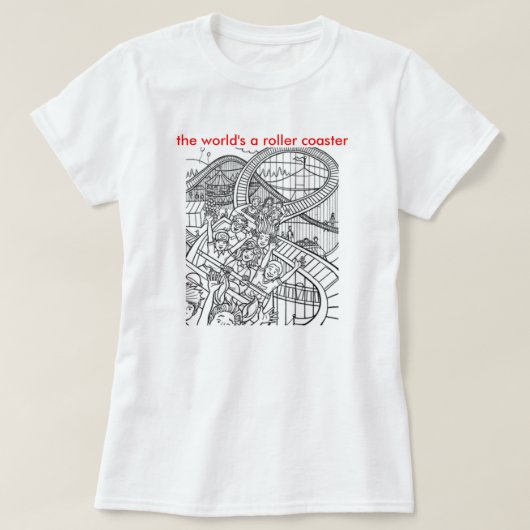 rolonderzetter wereld t-shirt (Design voorkant)