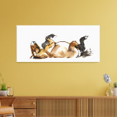 Rolpaard Canvas Afdruk (Insitu (Woonkamer))