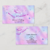 rolpen en whiskycupcake Bakkerij Iridescent Visitekaartje (Voorkant / Achterkant)