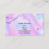 rolpen en whiskycupcake Bakkerij Iridescent Visitekaartje (Achterkant)