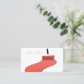 Rolpenseel Schilder Schilder Contact Client Visitekaartje (Staand voorkant)