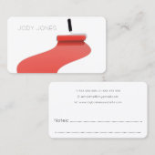 Rolpenseel Schilder Schilder Contact Client Visitekaartje (Voorkant / Achterkant)