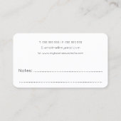 Rolpenseel Schilder Schilder Contact Client Visitekaartje (Achterkant)