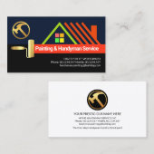 Rolpenseel Schilderen Creatief Rooftop Visitekaartje (Voorkant / Achterkant)