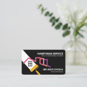 Rolpenseel voor het schilderen van dak visitekaartje (Staand voorkant)