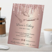 Rolpin & whiskycupcake Bakkersdrift Gold B Reclamebord Met Voetstuk (Insitu)