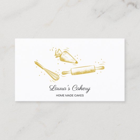 Rolpin & whiskycupcake Bakkersdrift Gold B Visitekaartje (Voorkant)