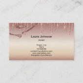 Rolpin & whiskycupcake Bakkersdrift Goud Visitekaartje (Achterkant)