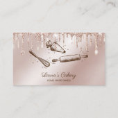 Rolpin & whiskycupcake Bakkersdrift Goud Visitekaartje (Voorkant)