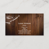 rolpins en whiskycupcake Bakkerij Rustisch Hout Visitekaartje (Achterkant)