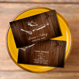 rolpins en whiskycupcake Bakkerij Rustisch Hout Visitekaartje