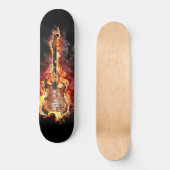rolplank brandgitaar persoonlijk skateboard (Voorkant)