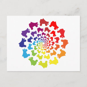 rolregenboogcirkel briefkaart
