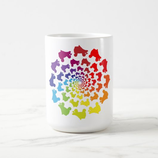 rolregenboogcirkel koffiemok (Center)