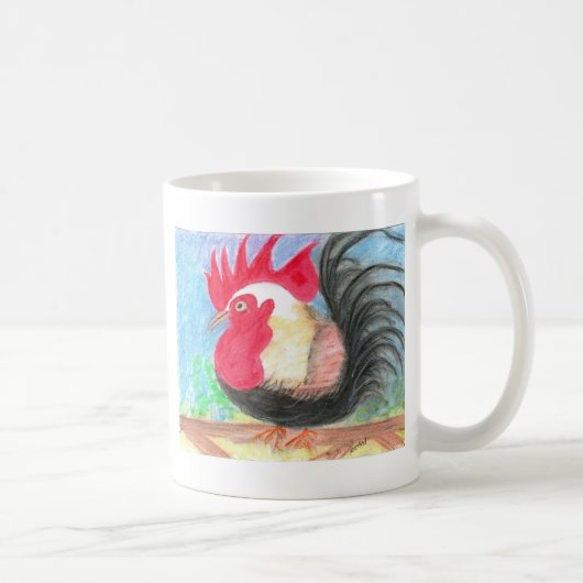 rolrooster koffiemok (Rechts)