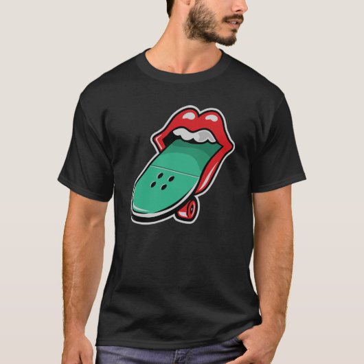 Rolschaatbord T-shirt (Voorkant)
