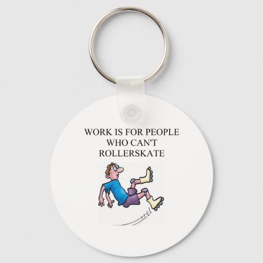 rolschaatongeval sleutelhanger (Voorkant)