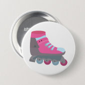 Rolschaats Ronde Button 7,6 Cm (Voorkant /achterkant)