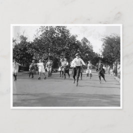 Rolschaatsen Briefkaart