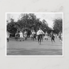 Rolschaatsen Briefkaart