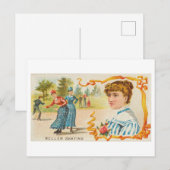rolschaatsen briefkaart (Voorkant / Achterkant)