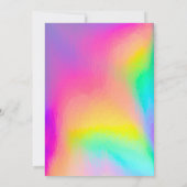 Rolschaatsen dessert donuts Verjaardag KLEURRIJK Kaart (Achterkant)