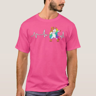 Rolschaatsen Eenhoorn Hartslag Eenhoorn Roller SK T-shirt