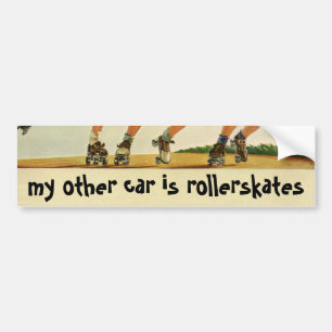 Rolschaatsen Fun Kinderen Jongens en Meisjes Bumpersticker