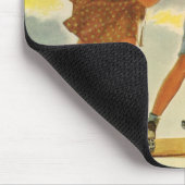  Rolschaatsen Fun Kinderen Jongens en Meisjes Muismat (Hoek)