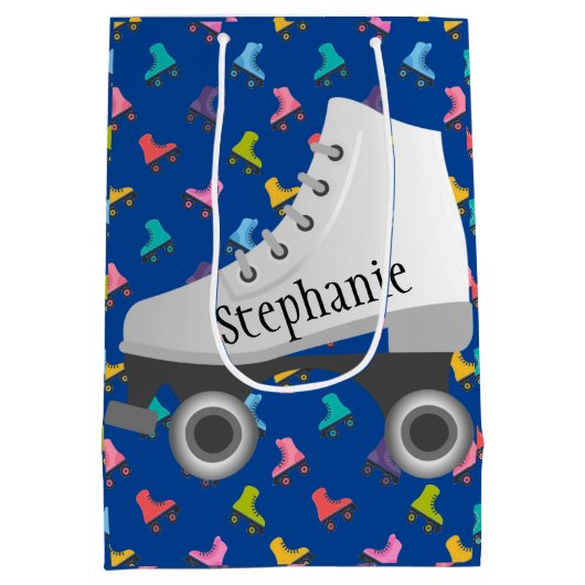 Rolschaatsen Gift Bag Medium Cadeauzakje (Achterkant)