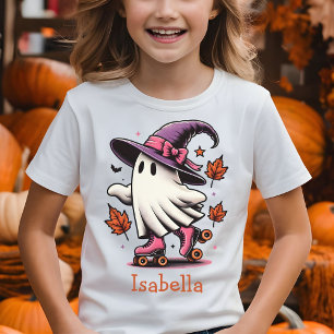 Rolschaatsen Halloween Schattige Ghost gepersonali T-shirt