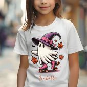 Rolschaatsen Halloween Schattige Ghost gepersonali T-shirt