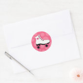 Rolschaatsen Hart Meisjes Stickers (Envelop)