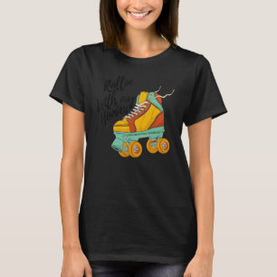 Rolschaatsen met mijn vrienden Vrouwen Rolschoenen T-shirt