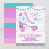 Rolschaatsen op zaterdag kaart (Voorkant / Achterkant)