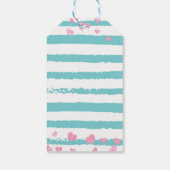 Rolschaatsen Pastel Party Dank u Cadeaulabel (Achterkant)