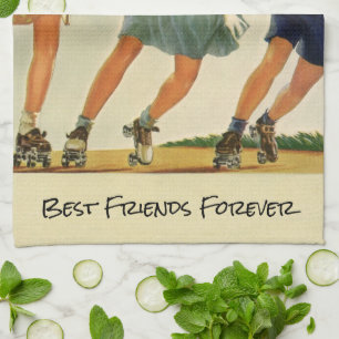 Rolschaatsen pret voor kinderen Jongens en meisjes Theedoek