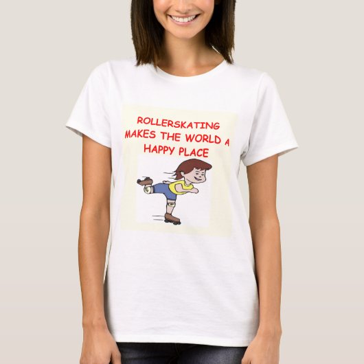 rolschaatsen t-shirt (Voorkant)