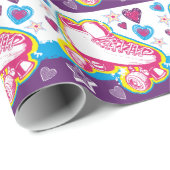 Rolschaatsen Verjaardag Wrapping Papier Gift Wrap (Rol Hoek)