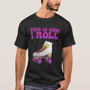 rolschaatsen voor mannen, meisjes, rolschaatsen t-shirt