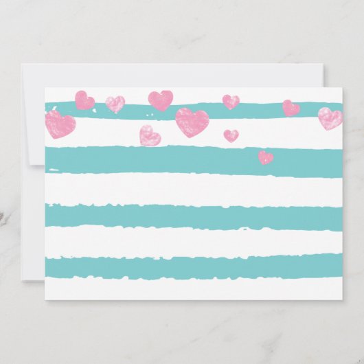 Rolschaatspastel foto meisje verjaardag kaart (Achterkant)