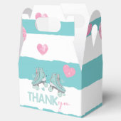 Rolschaatspastel Verjaardag Dank u Bedankdoosjes (Geopend)