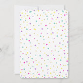 Rolschaatsuitnodiging, verjaardagsuitnodiging kaart (Achterkant)