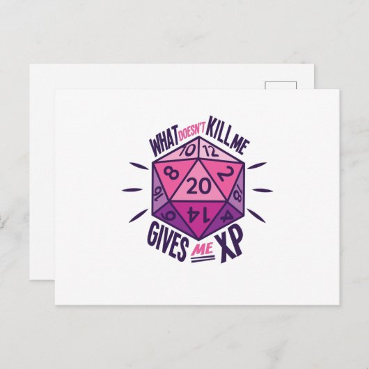 Rolspelafspeelapparaat Briefkaart (Voorkant / Achterkant)