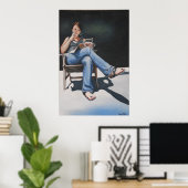 Rolsteen voor lezen poster (Thuiskantoor)