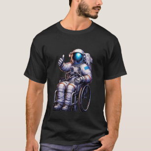 Rolstoel Astronaut Motivatie Kinderen met Rolstoel T-shirt